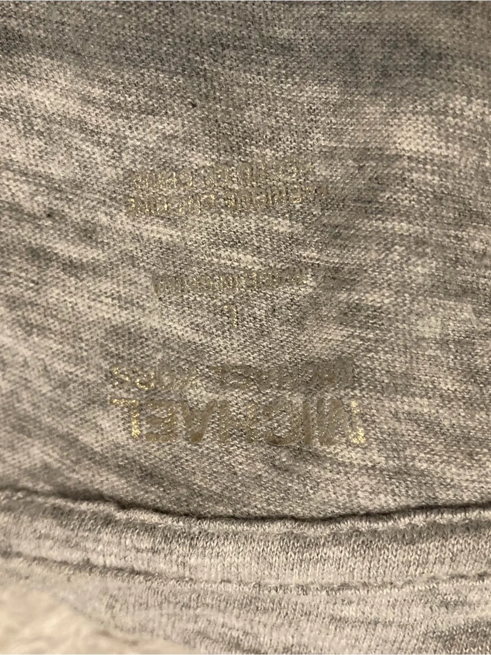 MICHAEL KORS grey with gold sunglasses short sleeve TSHIRT size L